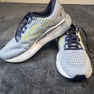 Brooks Glycerin GTS 20 Running Shoes Women's Size 9.5 Blue Unused Insoles CLEAN